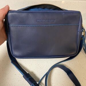 Blue Portland Leather Toaster Bag